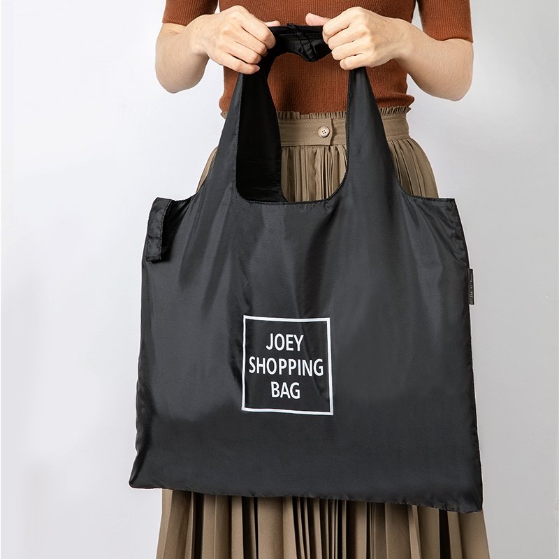 Foldable supermarket shopping bag thickened handbag, household large-capacity eco-friendly one-shoulder storage bag