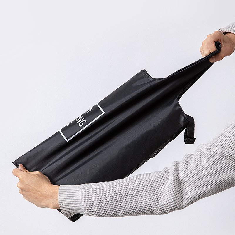 Foldable supermarket shopping bag thickened handbag, household large-capacity eco-friendly one-shoulder storage bag