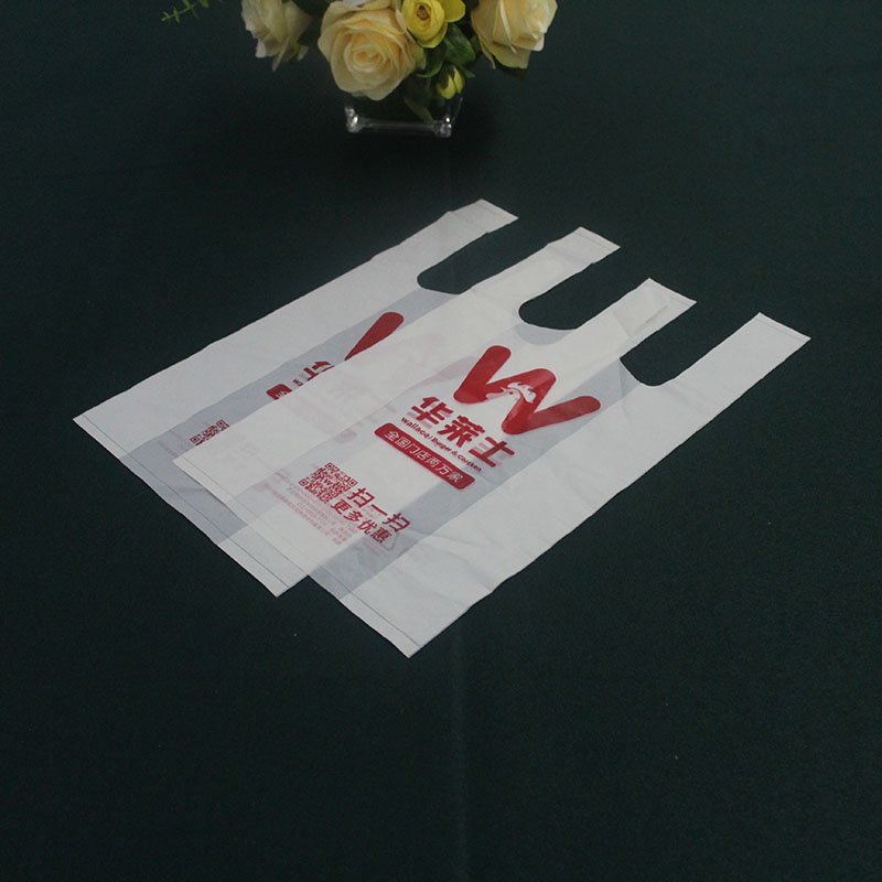 disposable grocery shopping plastic bags for supermarket with custom logo Cart Store Custom Store Plastic Shopping Bag With Logo