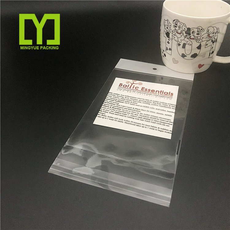 Clear poly transparent self adhesive seal opp/pp plastic bag for garment stationery packaging cushion packing poly Plastic Bag