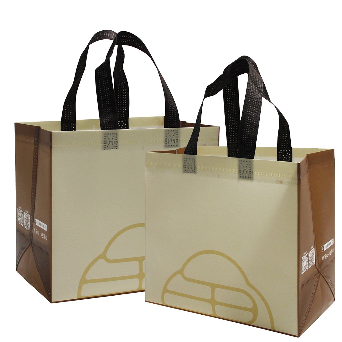 Wholesale Price Custom Printed Recycle Reusable PP Laminated Non Woven Tote Shopping Bags