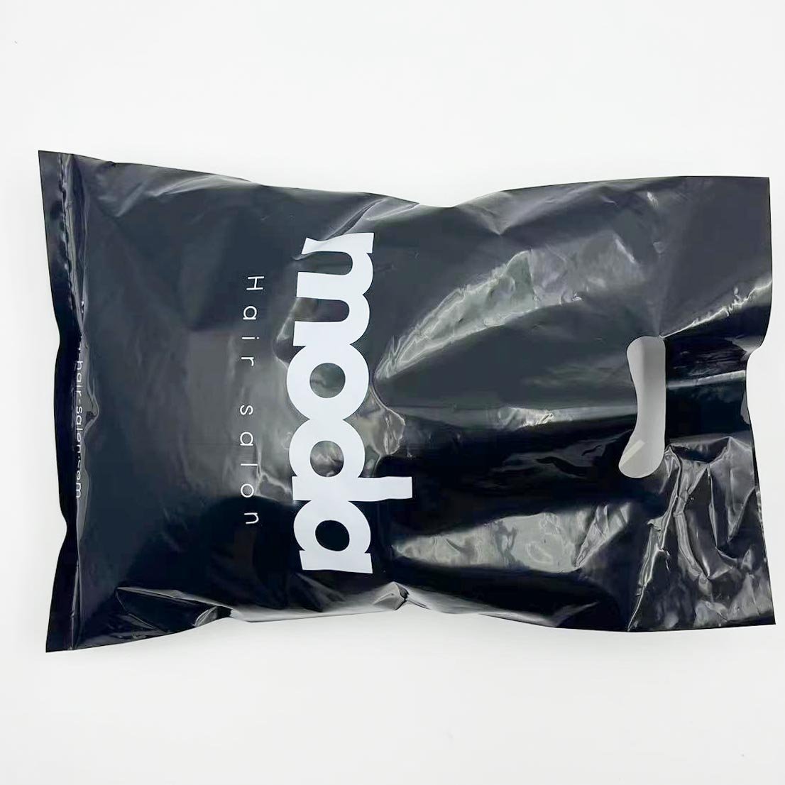 Wholesales Biodegradable Compostable Plastic Customised Shopping Bags Die Cut Handle Bags For Clothes