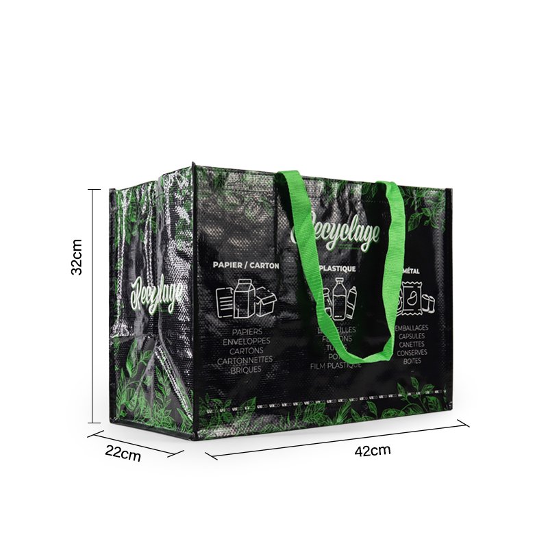Professional Manufacturer Supplier's Custom Pattern Laminated Eco-Friendly PP Woven Shopping Bags Reusable Packaging Made