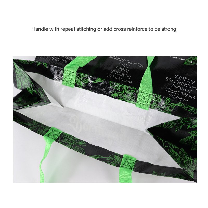 Professional Manufacturer Supplier's Custom Pattern Laminated Eco-Friendly PP Woven Shopping Bags Reusable Packaging Made