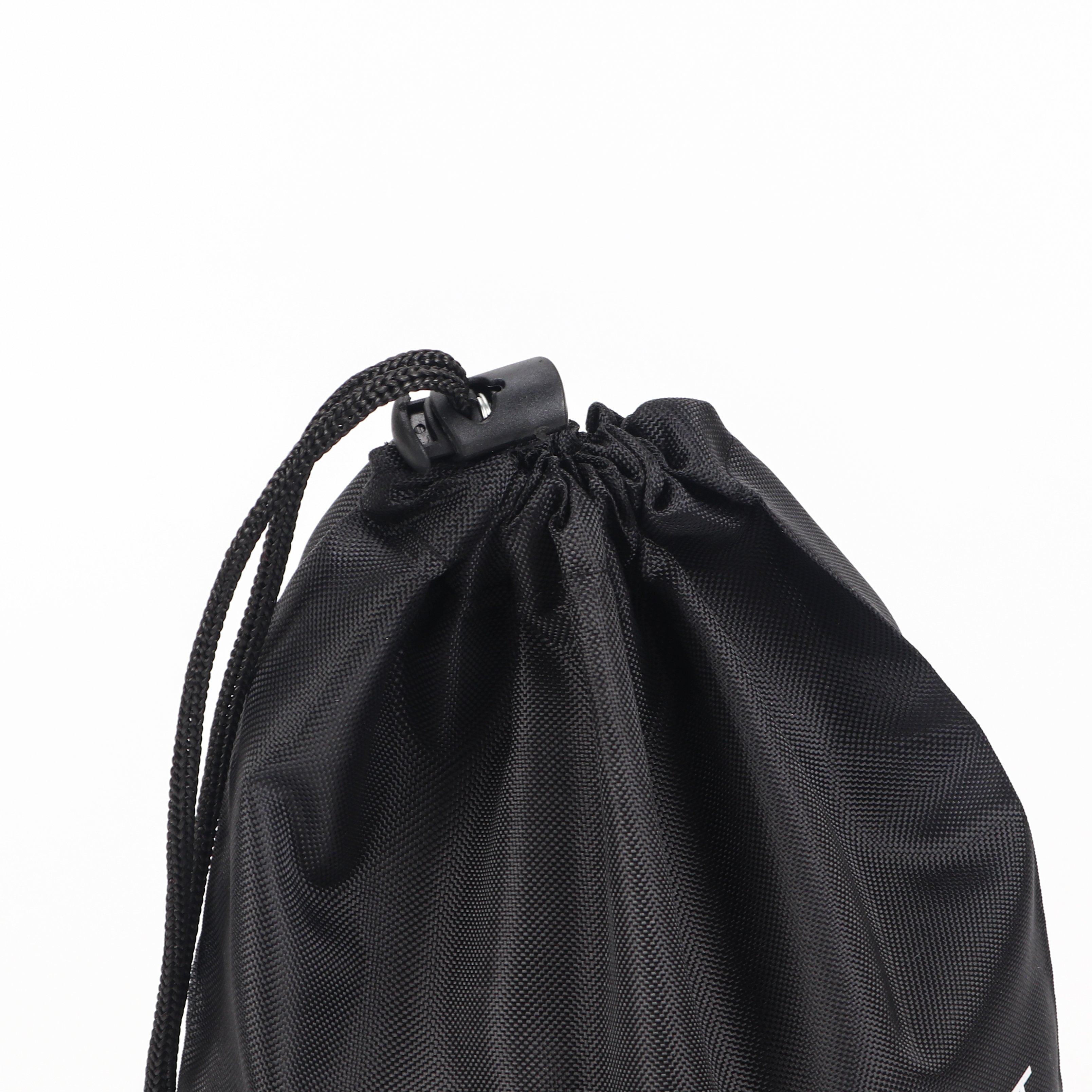 Hot Sale Wholesale Eco Friendly Gift Shopping Sports Backpack Polyester Cloth Black Drawstring Tote Gym Bags