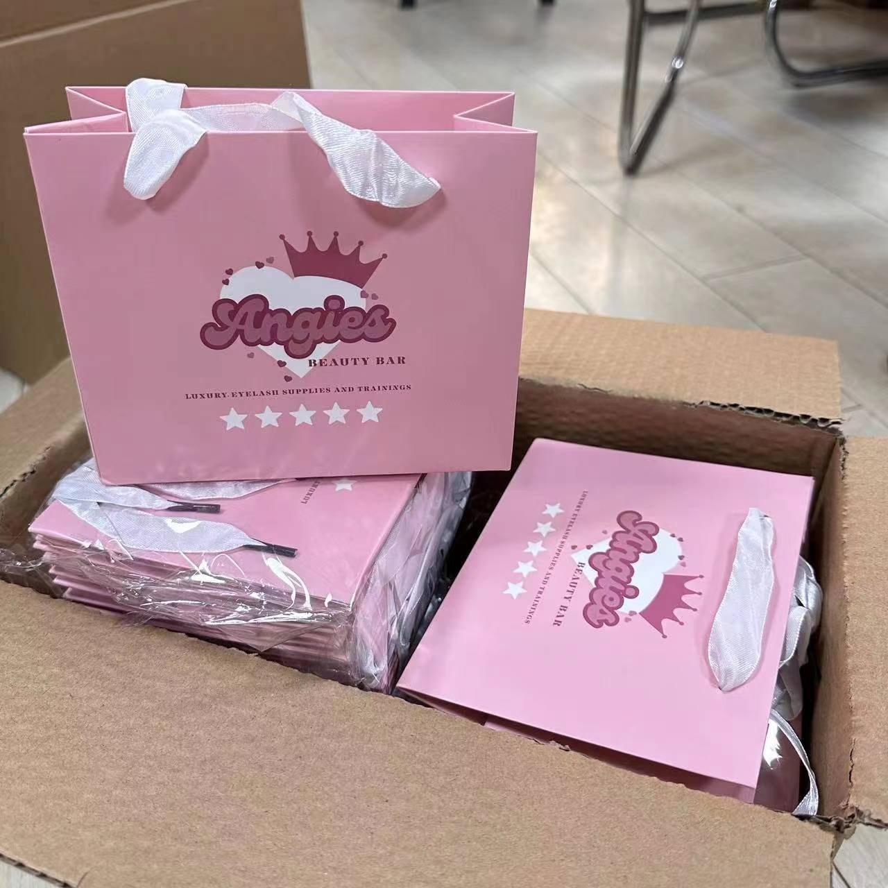 wholesale custom gift bags shopping bag hard paper bag with your own logos