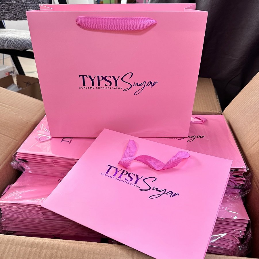 Luxury Gift Packaging Christmas Kraft Shopping Tote Fashion Paper Bags China Factory Custom Logo Printing Kraft Paper Bag