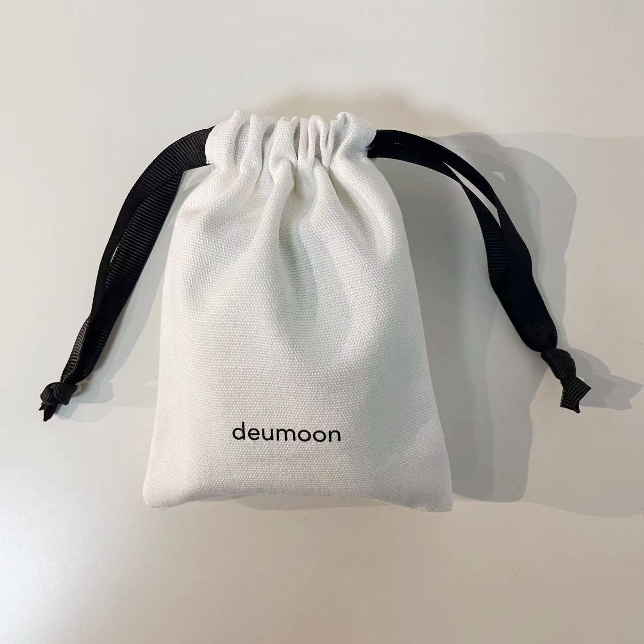 New Custom Logo Mobile Phone Packaging Bag Cotton Canvas Shopping Bag Small Jewelry Pouch
