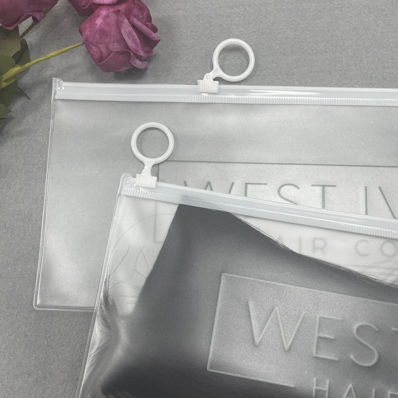 Customized printed garment hair packaging bags custom printed logo, hair extension shop packaging bags, wig bags hair packaging