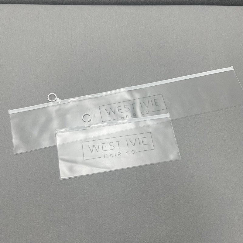 Customized printed garment hair packaging bags custom printed logo, hair extension shop packaging bags, wig bags hair packaging