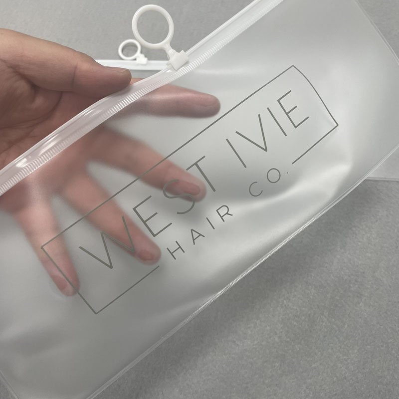 Customized printed garment hair packaging bags custom printed logo, hair extension shop packaging bags, wig bags hair packaging