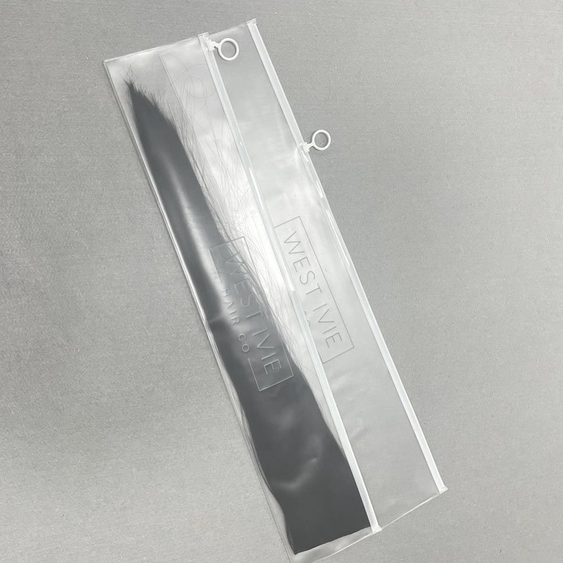 Customized printed garment hair packaging bags custom printed logo, hair extension shop packaging bags, wig bags hair packaging