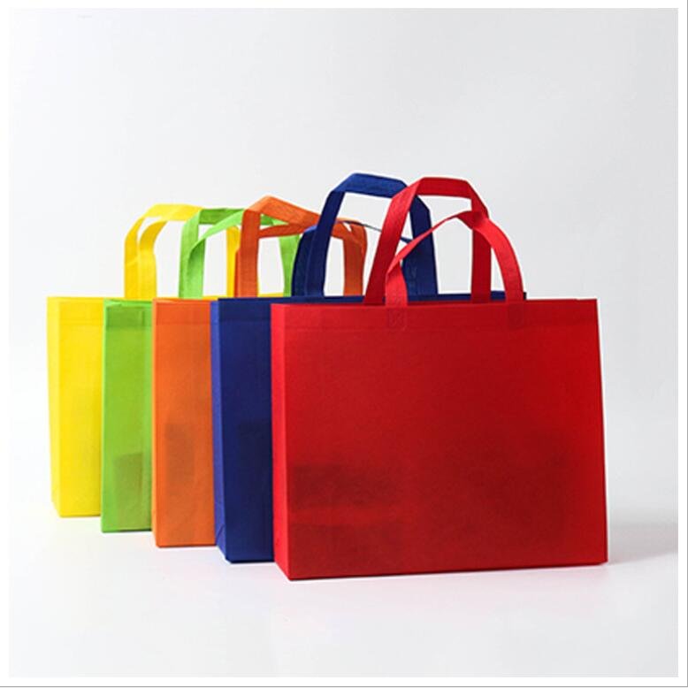 Custom Reusable Non Woven Shopper Tote Reusable Shopping Grocery Bag Screen Printing Shoulder ,tote Bag Accept Customized Logo