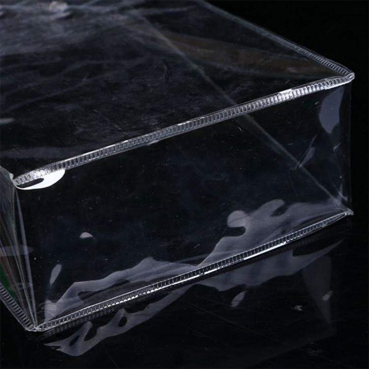 New Cheap Clear Pvc Packaging Travel Shopping Bag Customized Logo Small Large Pvc Transparent Tote Gifts Bag