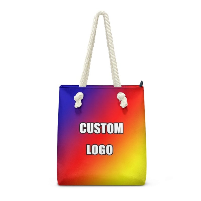 OES Order of the Eastern Star Womens Handbag POD Dropshipping Beach Tote Bag Fashionable Lightweight Rope Shopping Bag for Lady