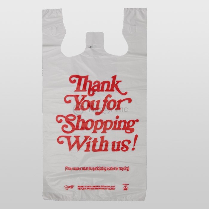 Custom Biodegradable Reusable Plastic T-Shirt Packaging Bags Eco-Friendly Printed Made in Vietnam