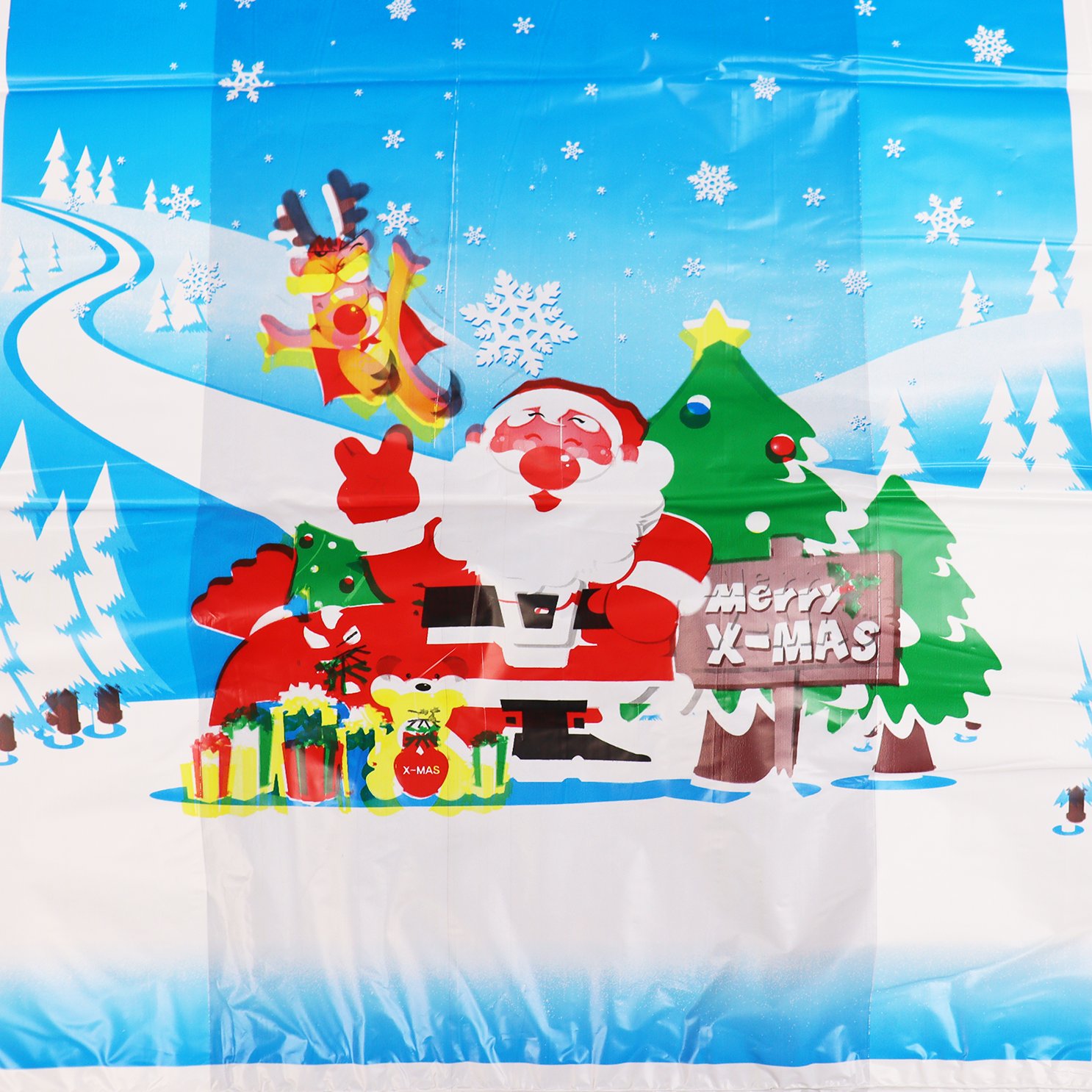 LDPE Vast Bag Christmas Supermarket Shopping Bag With Hanging Hole For Party