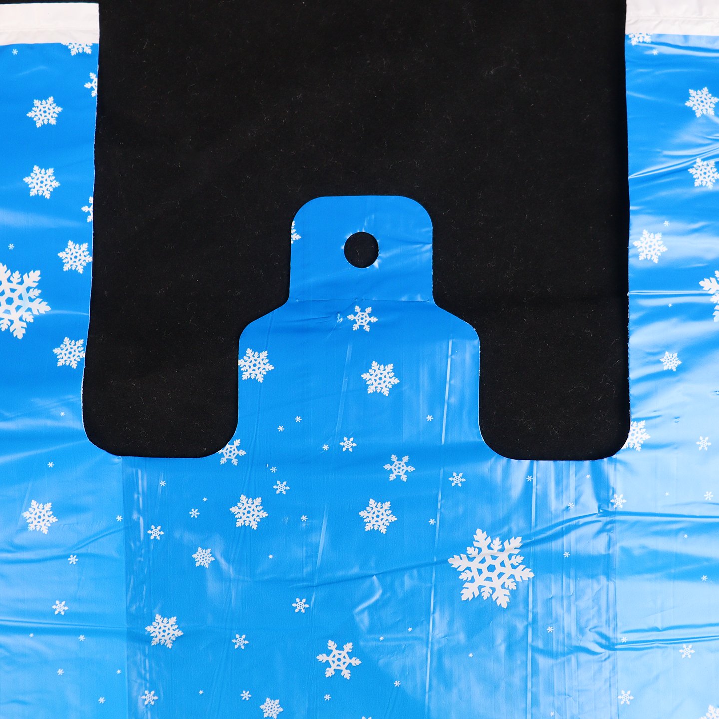 LDPE Vast Bag Christmas Supermarket Shopping Bag With Hanging Hole For Party