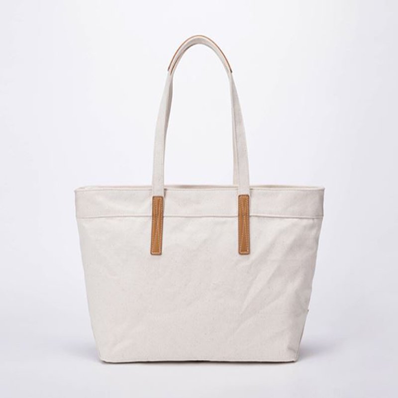Large capacity female organic canvas tote bag hot sale fashion canvas shopping bag simple canvas lady handbag for outside