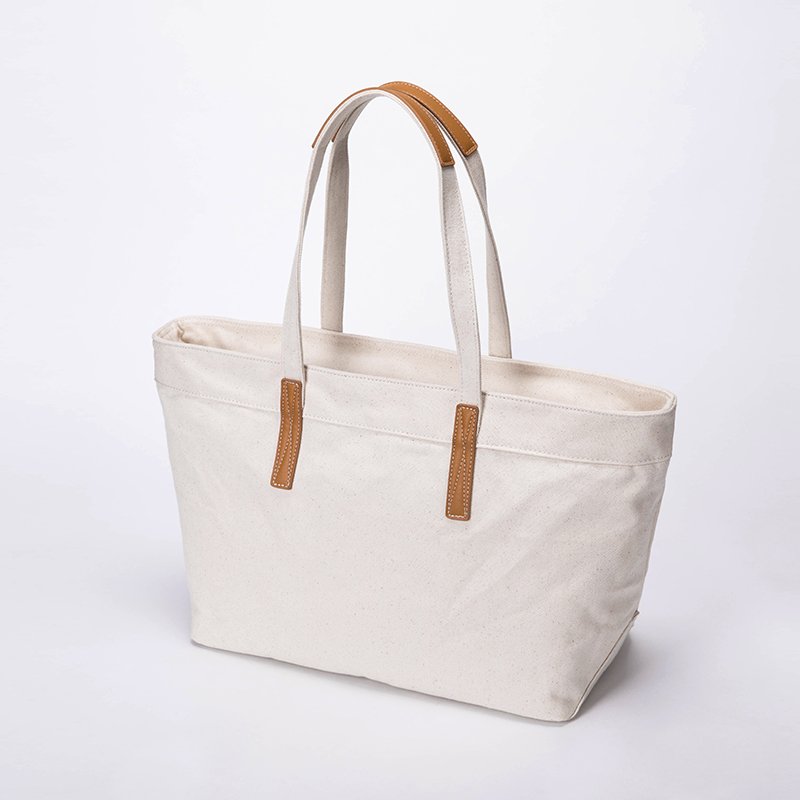 Large capacity female organic canvas tote bag hot sale fashion canvas shopping bag simple canvas lady handbag for outside