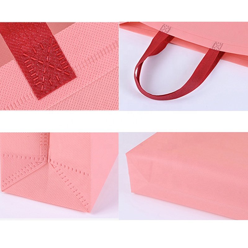ZP RTS in stock eco friendly laminated non-woven shopping bag recyclable laminated non woven bag
