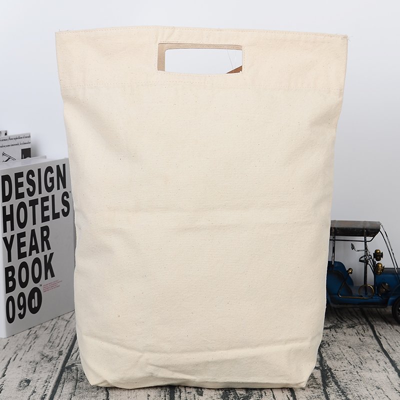 Top Selling Blue Dog Calico Cute Cotton Canvas Handbags Stylish Shopping Tote Bags