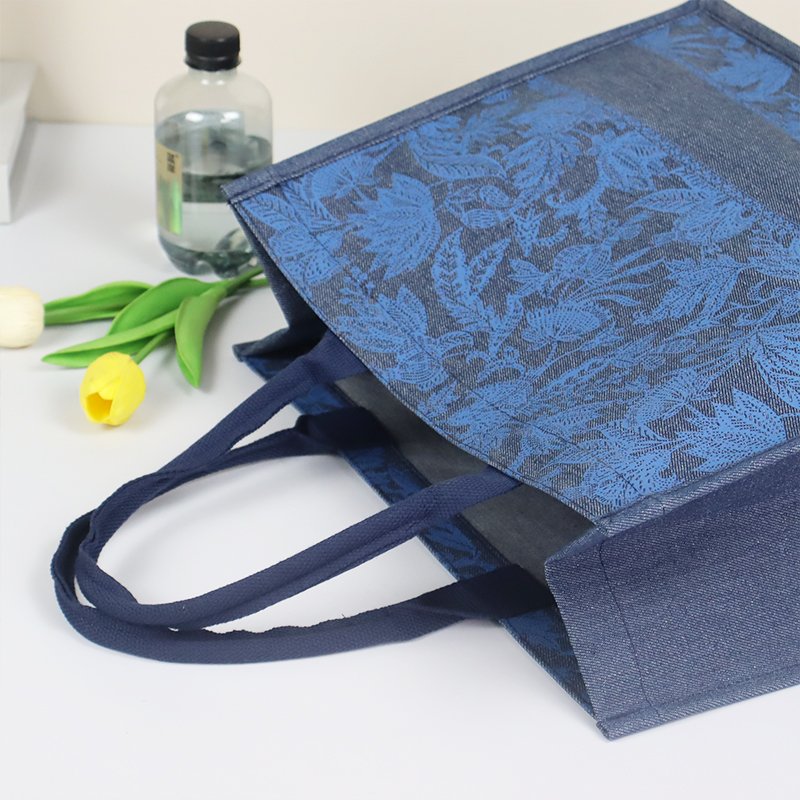 High Quality Eco-Friendly Reusable Shopping Bags Strong Custom Recycle Natural Cotton Burlap Jute Canvas Tote Bag Gift