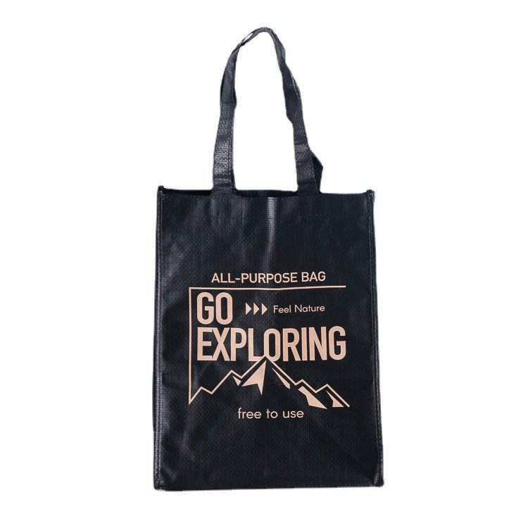 Reusable grocery shopping bags Laminated Eco Non Woven Bag Tote Rpet Pp Woven Bag With Custom Logo
