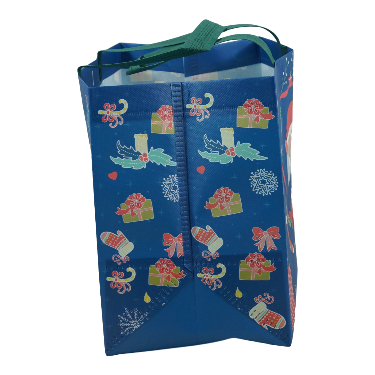 Reusable Christmas PP Laminated Non Woven Shopping Bag Eco Friendly Recycle Grocery Bag