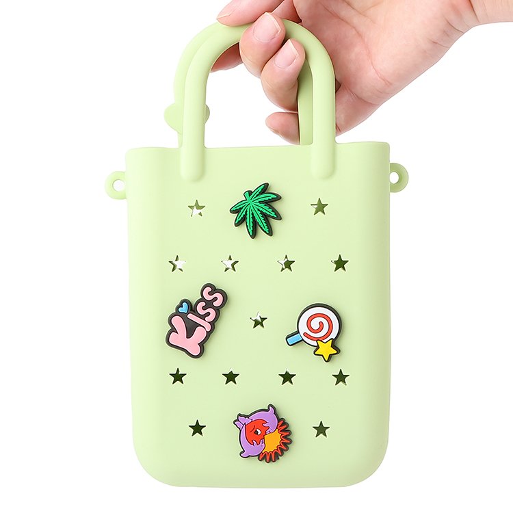 2024 Mini Women Handbags Ladies Casual Novelty silicone Hand Shopping Bag Fancy Sling Gift Bags For Kids Girls