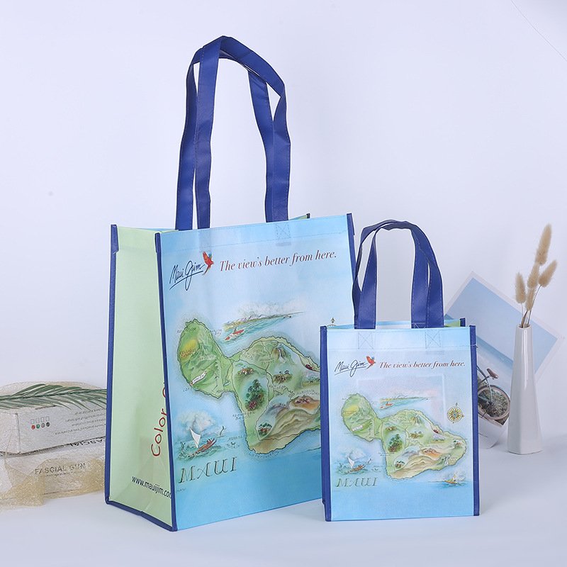 Foldable non-woven shopping bag is easy to carry