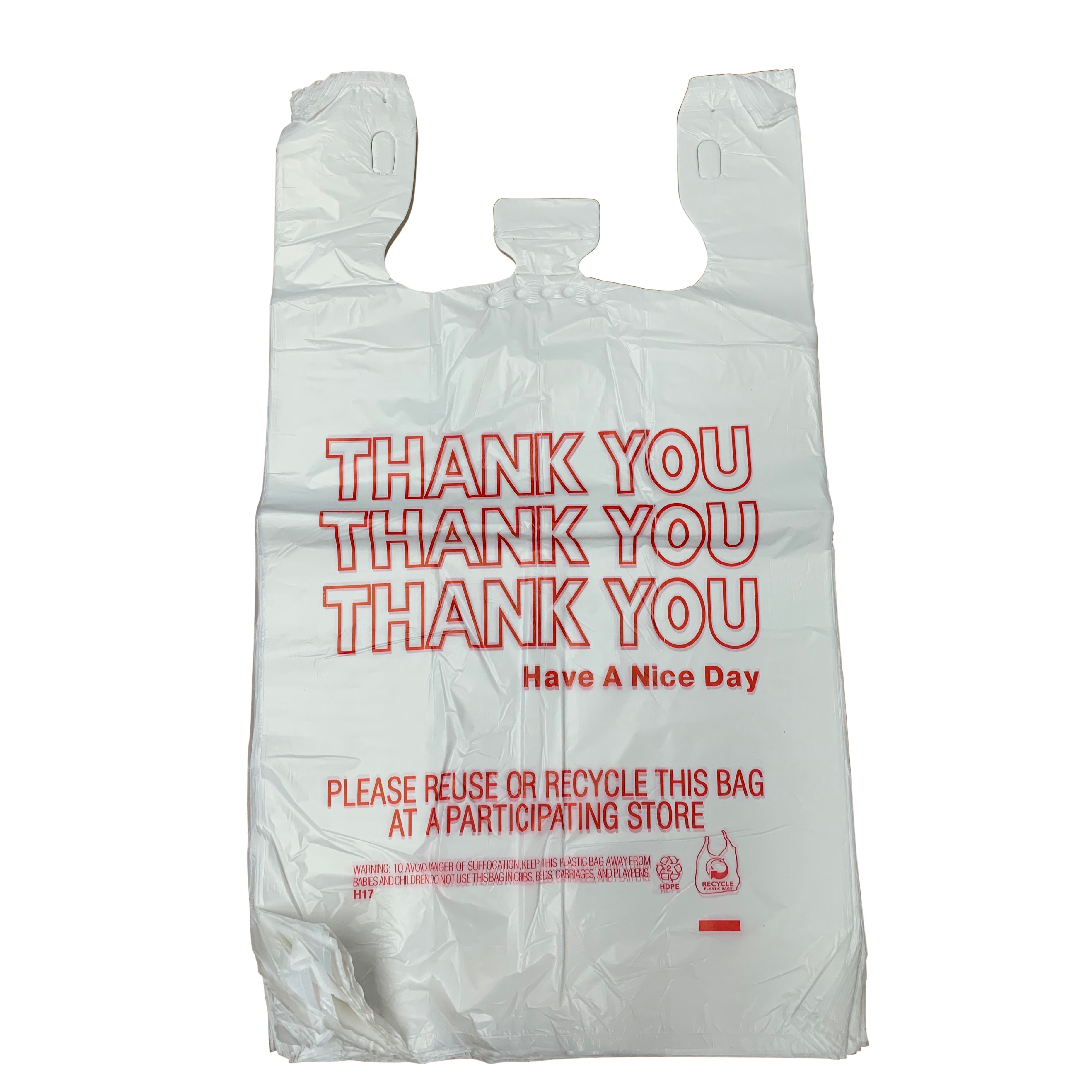 Custom Logo Business Personalized High Quality PE T Shirt Plastic Shopping Bags