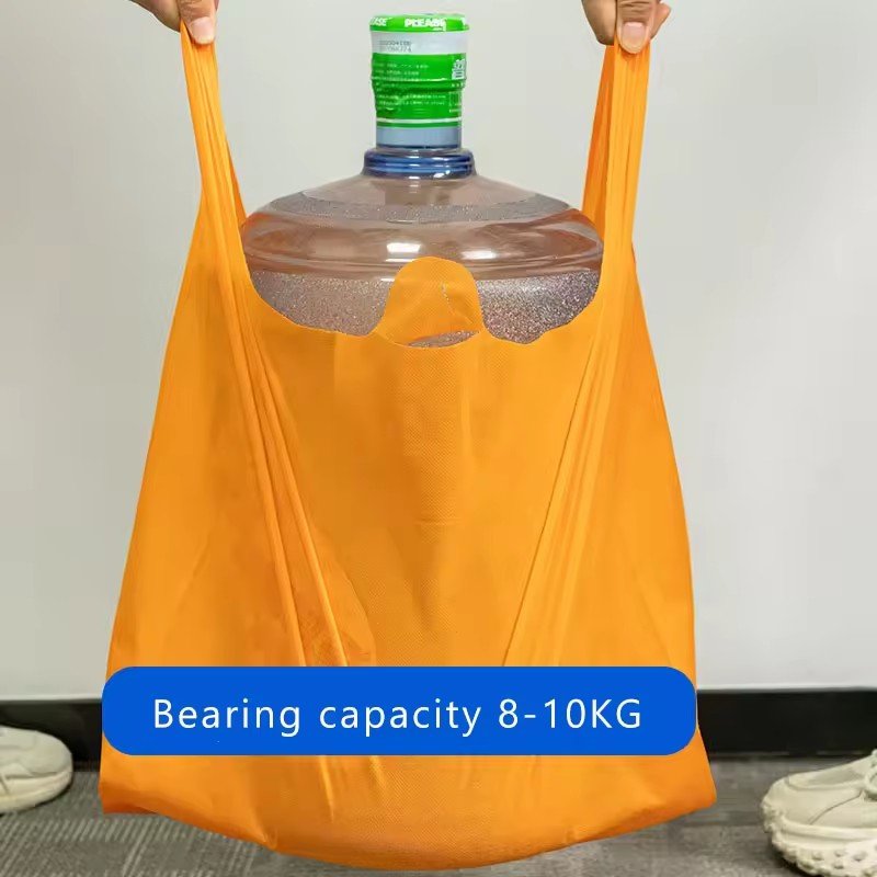 Wholesale portable eco friendly reusable custom logo pp non woven w cut t shirt shopping bag for supermarket