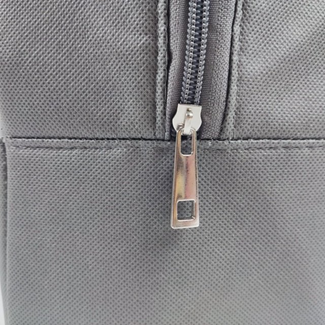 Grey Customized Printed Soft Lunch Cooler Bag Oem Portable Shopping Bag Food Thermal Insulated Beach Cooler Bags With Zipper