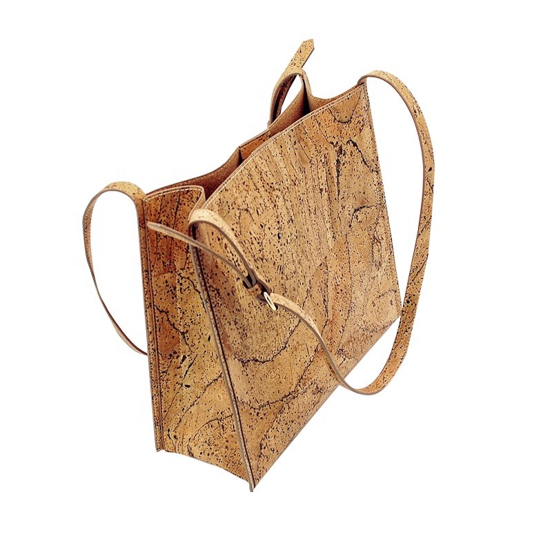 Eco Friendly Recyclable Cork handbag Shopping Bag Women Tote Bag