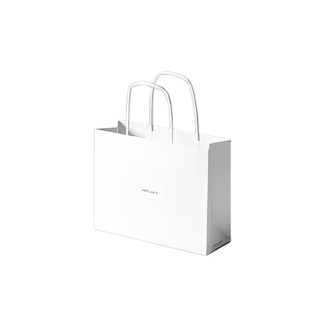 Bespoke Corporate Logo, Luxury Black Retail Carry Wrapping Paper bags