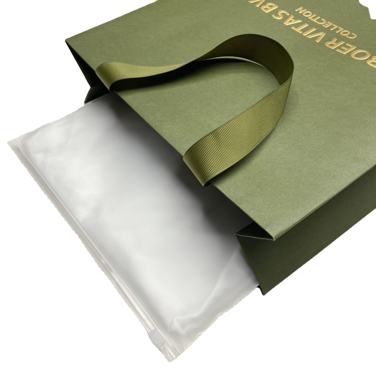 Custom Personal Luxury Large shopping Paper bags With Your Own Logo Package Paper Gift bag Custom Green Paper bags Print