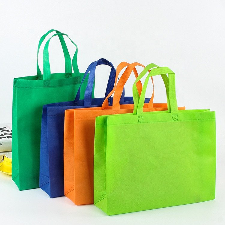 Wholesale Mix Colors customized promotional lamination non woven pp packaging bag
