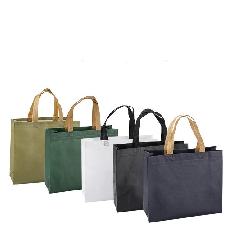 Wholesale Mix Colors customized promotional lamination non woven pp packaging bag