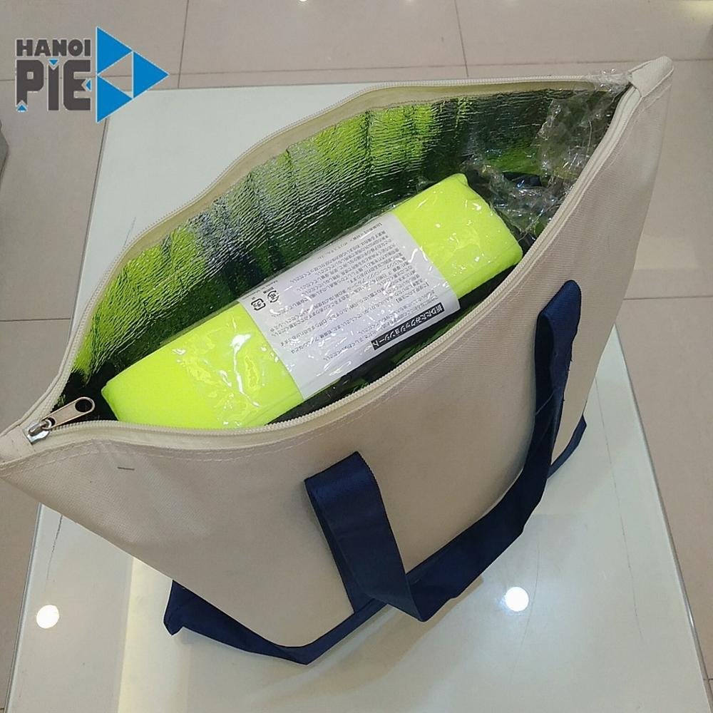 HanoiPie Vietnam Factory Wholesale Custom Cotton Shopping Bags Foldable Handled Animal Print Design for Packing
