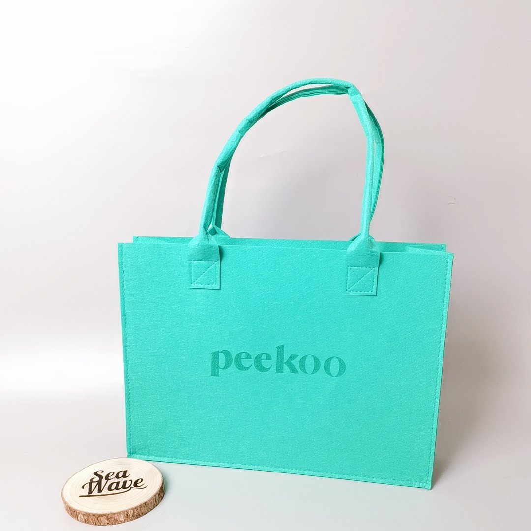 Customized felt handbag tote bag large capacity portable environmental protection shopping all-match bag gift shopping bag