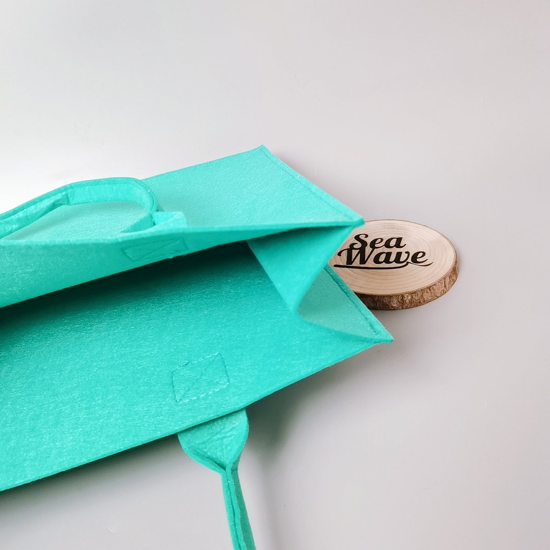 Customized felt handbag tote bag large capacity portable environmental protection shopping all-match bag gift shopping bag