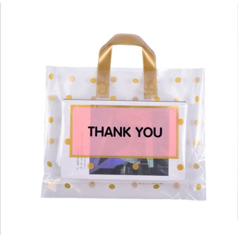 Custom Garment Packing with Logo Shopping Printing Handle Plastic shopping bags with logos plastic