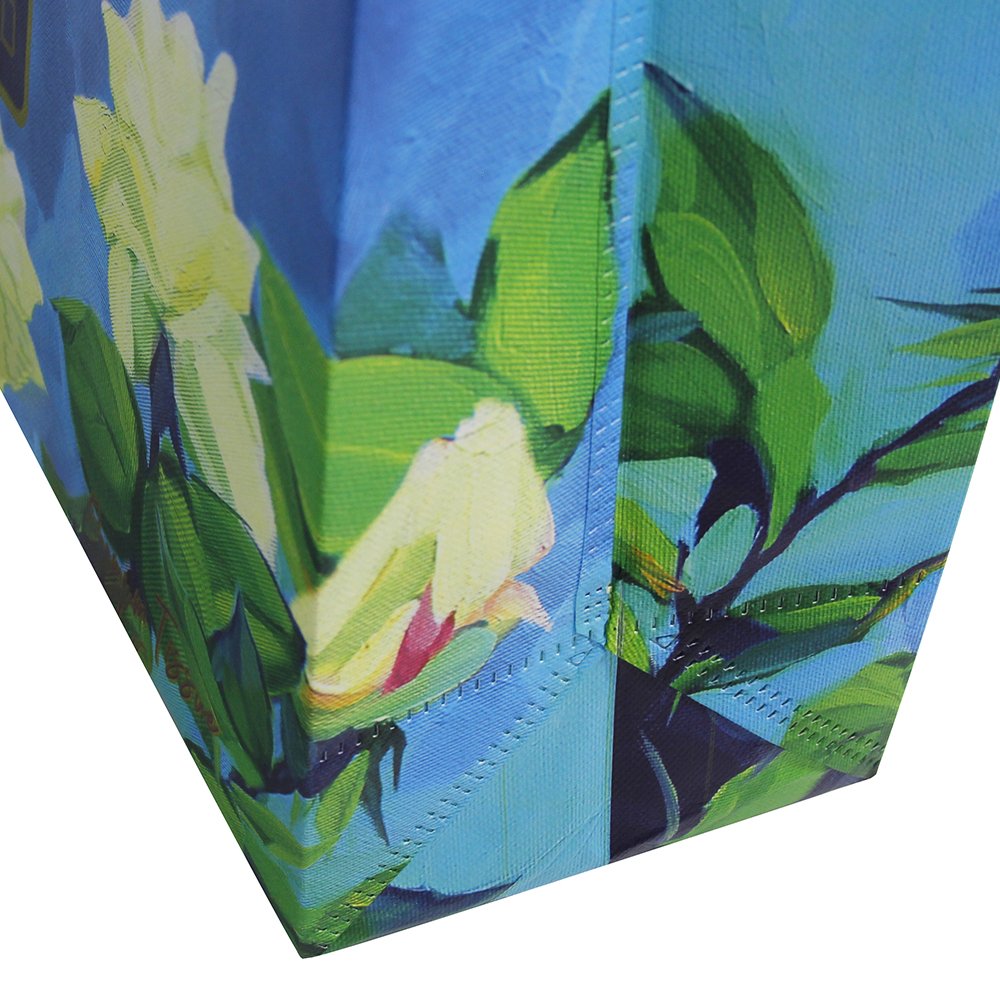 Best Quality Flat Bottom Nonwoven Tote Supermarket Bag Eco Grocery Gift Bag Recycling Laminated Pp Nonwoven Shopping Bag