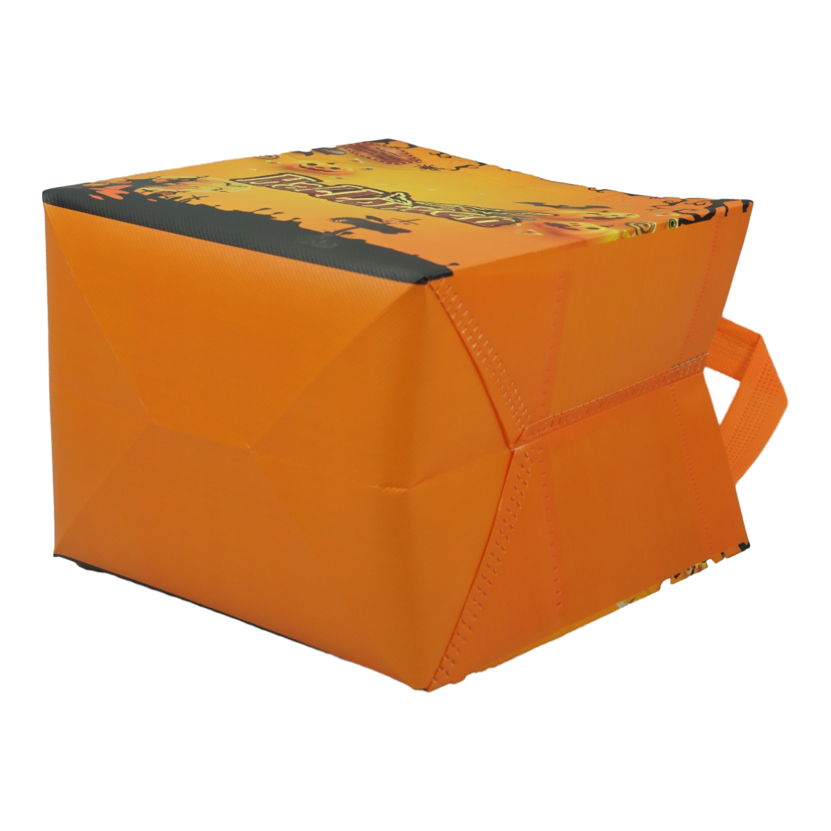Reusable Halloween PP Laminated Full Printing Non Woven Shopping Bag Eco Friendly Recycle Grocery Bag