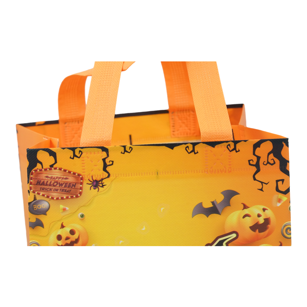 Reusable Halloween PP Laminated Full Printing Non Woven Shopping Bag Eco Friendly Recycle Grocery Bag