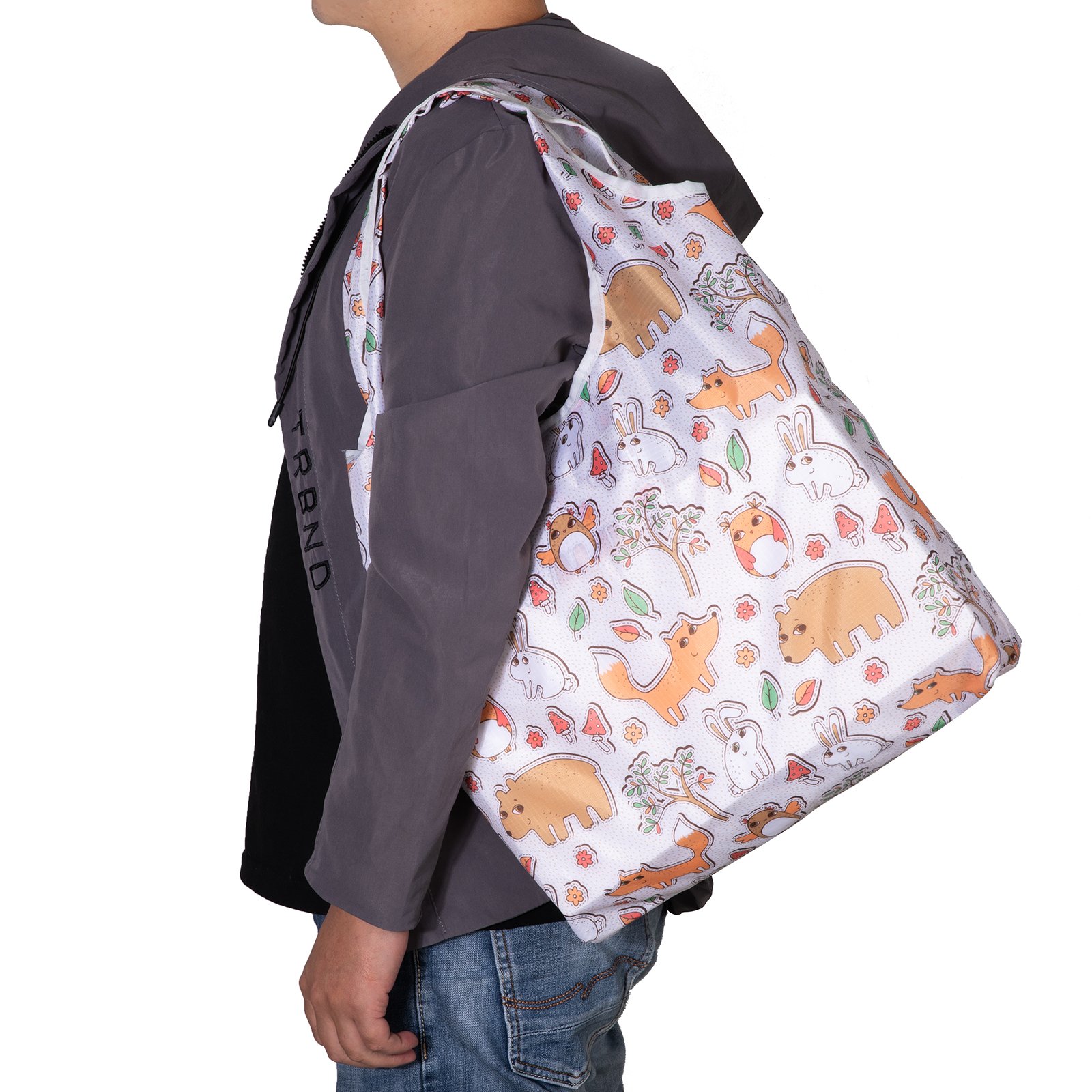 Reusable Grocery Bags Lightweight Durable Shopping Bags Washable Foldable Gift Tote Grocery Bags