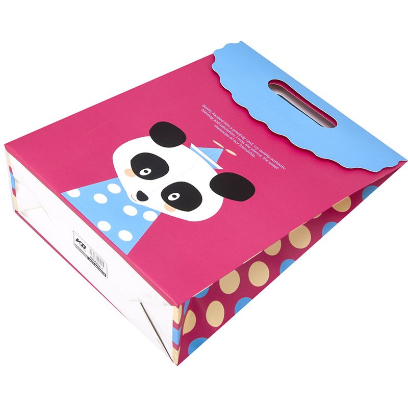 Creatrust Private Label Packaging Kraft Handle Bulk White Small Gift Food Shopping Coal Takeaway Custom Logo Paper Bag