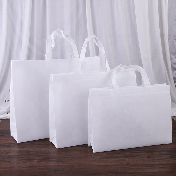 Custom Logo Promotional Eco-friendly Tote Bags Reusable Fashion Non-Woven Shopping Bag