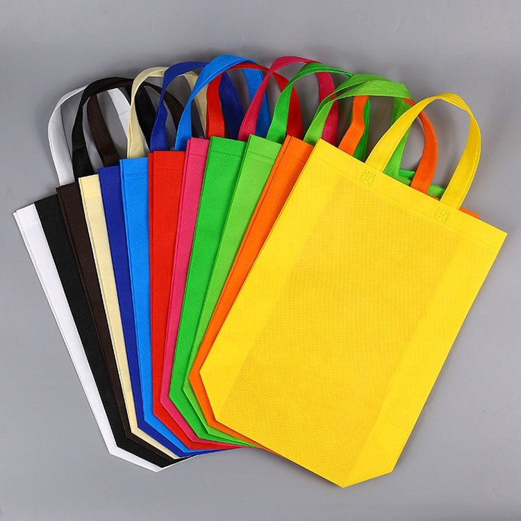 Custom Logo Promotional Eco-friendly Tote Bags Reusable Fashion Non-Woven Shopping Bag